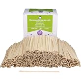 GoBeTree 1000 Disposable Wooden Coffee Sticks 11 cm Coffee Popsicles | Wooden Coffee Removers and Stirrers for Vending, Cafe,
