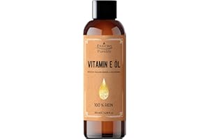 Essican Purelife Vitamin-E-Öl für die Haut, Haar & Gesicht, 100ml, Antioxidantienreich Vitamin E, Vitamine für das Haar, Trägeröle zum Mischen von ätherischen Ölen, Vitamin E-Öl für das Gesicht