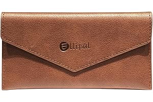 ELLIPAL Crypto Hardware Brieftaschen-Hülle, Titan, braunes PU-Leder, kratzfest, Fallschutz und rutschfestes Design