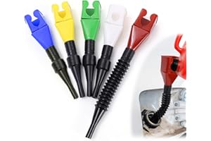 TONGBOKE 5 Pièces Entonnoir Carburant Pliable, Outil de Drainage Flexible Entonnoir à Clapet, Entonnoir Huile Moteur, Entonnoir Plastique Flexible, Entonnoir Universel, pour Moto Voiture Automobile (5)