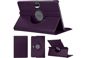 SWEIMEN Etui kompatybilne z Lenovo Tab M11 (11 cali), etui ze skóry PU, obracane o 360°, pod wieloma kątami, stojak, etui ochronne