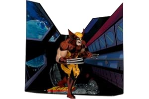 McFarlane Toys - Figurine Marvel Wolverine a l'echelle 1:10e avec scene (X-Men 1)