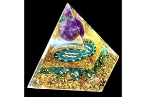 XIANNVXI Aquarius Tower,Healing Crystals Tower,Crystal Tower for Positve Energy,Aquarius Gifts for Women Men,Orgone Tower Spiritual Gifts for Healing Meditation Reki Bring Luck