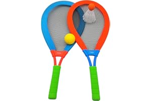 Alldoro 60050 Ensemble de Raquettes géantes avec Balle Souple Multicolore