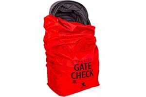 J.L. Childress Disney Baby by Gate Check Air Reisetasche für Einzel- und Doppelkinderwagen, Rot