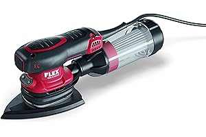 Flex Szlifierka Delta ODE 2-100 EC (płyta szlifierska 100 x 150 mm, szlifierka z płytą szlifierską na rzep, prędkość obrotowa biegu jałowego 8000-12000 obr./min), wielokolorowa, 468916