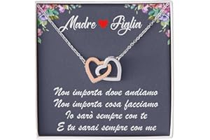 NONNA PROFESSIONISTA Collana Donna Mamma Nonna Suocera Amore Finitura in Oro, Argento Idee Regali per lei Nonna Compleanno Natale - Cofanetto con DEDICA incluso