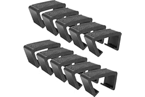 Niejgay 10 PC Jardin ExtéRieur Rotin en Osier Meubles Alignement Attache Canapé Connecteur Adapté pour Meubles en Rotin Canapé