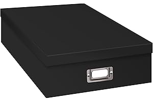 PIONEER PHOTO ALBUMS Pioneer Jumbo Sammelalbum-Aufbewahrungsbox, Schwarz, 37,7 x 33 x 9,5 cm