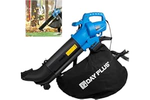 BANAS 3500W Leaf Blower and Vacuum 3 in 1 Garden Vacuum Shredder Mulcher With Rake, 6 Variable Speeds, Lightweight and Telescopic, 10m Cable, 35L Bag | for Garden, Driveway, Patio, Lawn