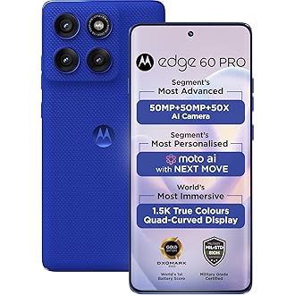 Motorola Edge 60 Pro Blue, 8GB RAM, 256GB Storage