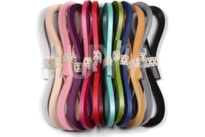 JUYA Metallisch Papier Quilling Set 2/3/5/7/10 mm Breite verfügbar (12 Farben, Breite 5mm)