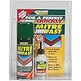 Everbuild Mitre Fast Two Part Bonding Kit – Suitable for Mitre Joints – Industrial Grade – Clear – 50g Adhesive/200ml Activator