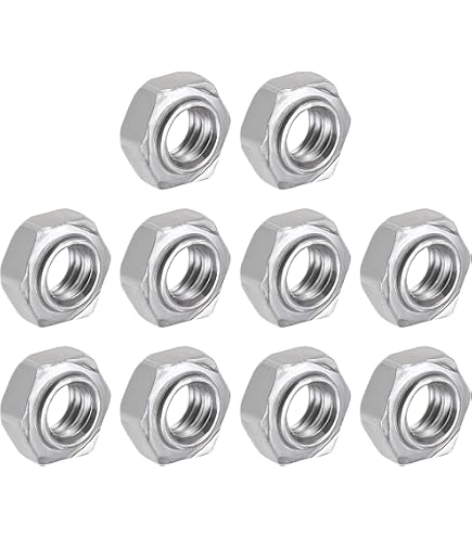 Dadi Esagonali 3/8-16 Grado 8 - Zincati Gialli, Temprati - Confezione Da 25 Pezzi (Redding Fasteners)