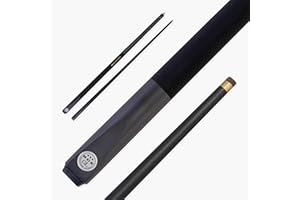 BCE Christophe Lambert Exclusive BLACK MAMBA English 8 Ball Pool Cue - 8.5mm Tip