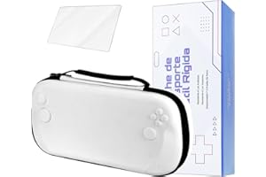 Digi-Tatoo 【Carry Case+Screen Protector】 Carrying Case Compatible with 2025 Lenovo Legion Go S 8" & Accessories, Shockproof Scratch-Proof Travel-Friendly Protective Hard Shell Suitcase - White