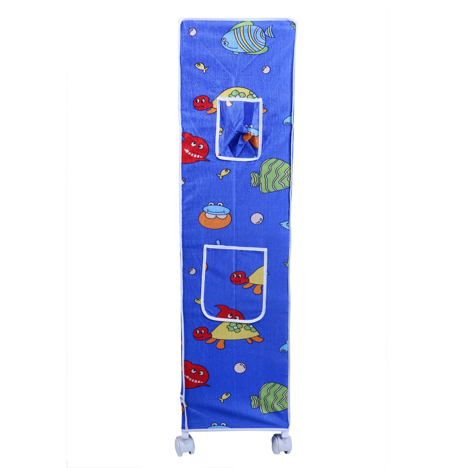 Little One's | 6 Shelves Baby Foldable Wardrobe | Aquatic Blue (Made in India, ISI Certifed), LW6/FB - Image 8