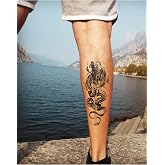 BearPear Samurai, Dragon And Katana Tattoo, Temporary Tattoo, Unisex Tattoo, Body Tattoo