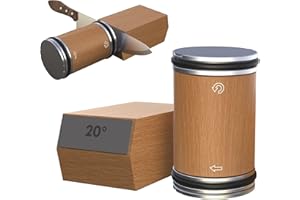 PIETULEY Rolling Knife Sharpener for Kitchen Knives - Rolling Knife Sharpening - Knife Sharpener Tool Kit Offers Sharpening Stone - Birthday Gift for Women Men