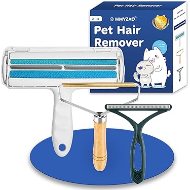 Fellpflege Handschuhe 2er Set - Doppelseitige Haarentferner Für Hunde & Katzen