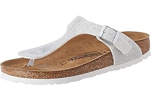 BIRKENSTOCK Mädchen Tongs Gizeh Birko-Flor Cosmic Sparkle White Sandale