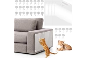 ENAIAH Protecteurs de Meubles pour Chat, 8 Pièces Protecteur de Rayure de Chat Protecteurs Anti-Griffes Chat avec 32 Vis Protection de Meubles pour Chat, pour Canapé Portes Meubles (A)