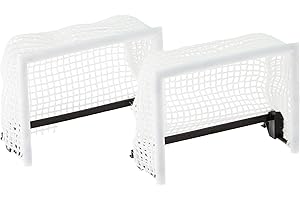 TIPP-KICK Set di Reti da Calcio I Confezione da 2 Pezzi I Accessori Originali Adatti a Tutti i Giochi Bianco
