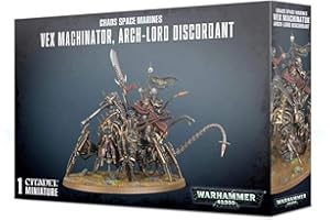 Games Workshop Warhammer 40k - Space Marine du Chaos Vex Machinator, Arch-Lord Discordant 99120102100 Noir
