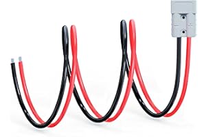 WOODGUILIN Gabelstapler Ladegerät 50A | Anderson Stecker 10AWG Kabel | Batterie-Schnelltrennstecker für Anhängerwinde