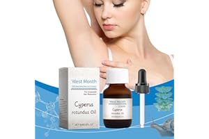 FUNKPROFI Cyperus Rotundus Oil for Hair Removal, Organic Hair Growth Inhibitor, Pure Cyperus Oil for Skin Care, Moisturizing and Reducing Body Hair Growth