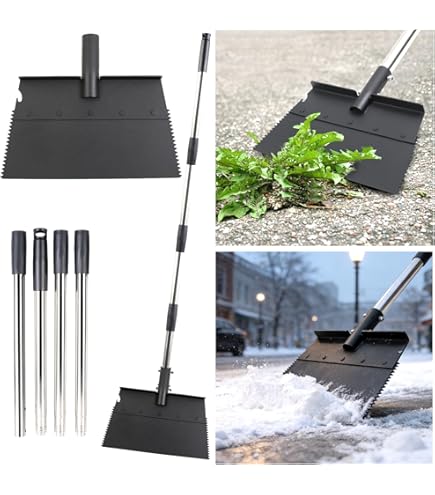 KADAX Ice Scraper Made Of Reinforced Steel, Long Handle Wood Ice Scraper, Ice Scraper, Ice Scraper For Garden, Ice Scraper (Width 21 Cm - View #6