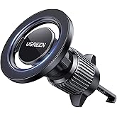UGREEN Supporto Telefono Auto per Magsafe d'Aria Bocchetta, Porta Cellulare Macchina Magnetico con Gancio 360° Rotazione, Com