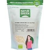 NaturGreen - Organic Raw Sesame Seeds, Gluten Free, Fiber Rich, Protein Source, 400g