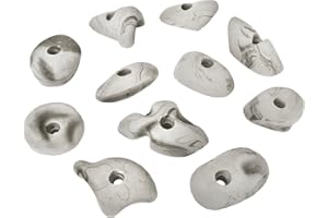 ALPIDEX 11 Prises d'escalade | Poignées Taille L, M | Pierres Escalade | Set De Prises Escalade | Différentes Formes Couleurs | Poignées Set Escalade