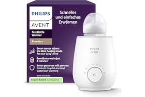 Philips AVENT SCF358/00 Bottle Warmer, for Quick and Even Heating of Milk and Baby Food, White