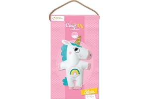 AVENUE MANDARINE MY MANDARINE KC066C - Kit Créatif Couture Enfant - Doudou à coudre Little Couz'IN - À partir de 6 ans - ALICIA, Unitaire