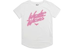 Cotton Soul Wonder Woman neonowe logo damska modna koszulka, biała