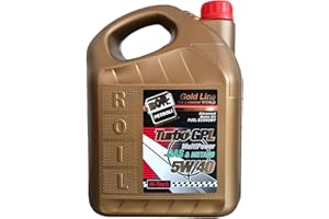 ROIL PETROLI 4 Litri di Roil MULTIPOWER ►Nuova Formula◄ Turbo GPL 5W40 Gas & METANO - ACEA A3/B4 C3 - Olio Totalmente Sintetico con aggiunta di Un POLIMERO Elastico per la Protezione di sedi e guarnizioni VALVOLE
