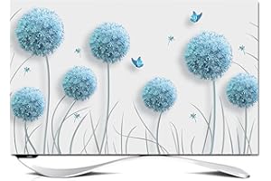 VBVARV Copertura della Polvere TV Panno in Microfibra in Poliestere Facile da Coprire Il Tuo Stile TV