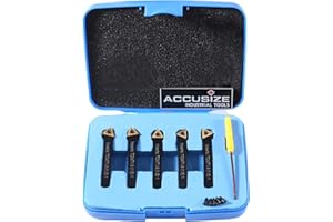 Accusize Industrial Tools 1/4'' Shank x 2'' Oal 5 Pc Indexable Turning Tool Set with Tcmt1.8(1.5) Carbide Inserts, 2380-5022
