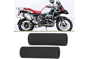MAJATOU Foam Handle Grips, Foam Motorcycle Grips, Motorcycle Grip Cover, 1pair Soft Foam Sponge Handlebar Cover Grip Anti Skid Vibration Grip Set Fits for R1200