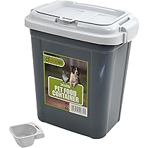 Luftdichter Tierfutterbehälter Bis 13,6kg - Mit Messbecher Für Hund & Katze | Weiß