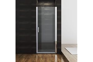 SONNI Kabina prysznicowa 86 x 185 cm drzwi prysznicowe drzwi wahadłowe kabina prysznicowa, szkło nano