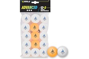 JOOLA 3 Sterne Training Advanced - Palline da Ping Pong Premium da 40 mm di Diametro Palline da Ping