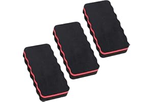JOYIAL Whiteboard Sponge, Pack of 3, Whiteboard Eraser, Magnetic Wiper Sponge, Whiteboard, Magnetic Eraser, Board Wiper for Magnetic Board, Flipchart, Notice Boards, Glass Whiteboard