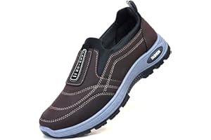 DASONGFF Scarpe da ginnastica da uomo, slip on sneakers, scarpe senza lacci da corsa, sneakers, fitness, running, scarpe da ginnastica da uomo, traspiranti, da tennis, da lavoro, a piedi, comode e leggere