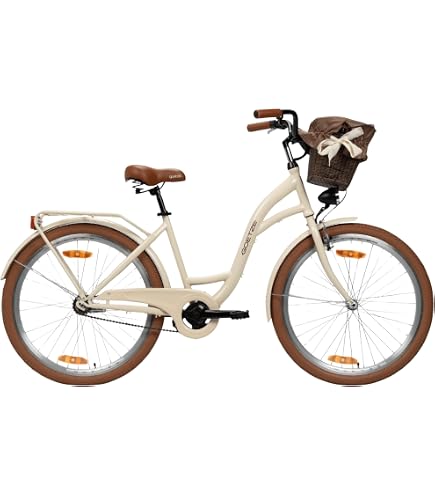 goetze fahrrad 24 zoll Style Kinderfahrrad, 14 Zoll Tiefeinsteiger-Rahmen, 3-Gang Nabenschaltung, Rücktritt- und V-Bremse, LED-Beleuchtung, Korb, Gepäckträger, Schutzbleche, Komfortsattel, Seitenständer! Sport & Freizeit Wählen Sie hier Ihr Muster ⇩:Purple flowers Tribesigns Bücherregal mit 5 Fahrrad 24 Zoll grau
