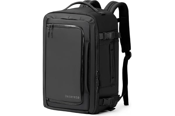 Reseryggsäck handbagage flygplan 20 l 28 l 40 l vattentät ryggsäck handbagage laptop ryggsäck resa ryggsäck, för resor, affärer, arbete, semester, Svart – S, 40x20x25 cm (20L), Resa