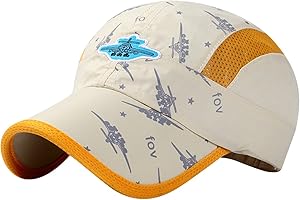 Decentron Kids Lightweight Quick Drying Sun Hat Airy Mesh UV Protection Caps