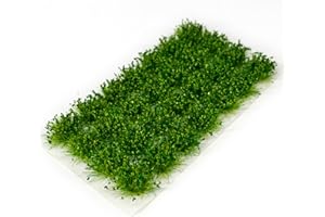 INCNMAD Modello Erba Finta 28 Pz Mdellismo Statico Paesaggi Ciuffi D'Erba Statica Ciuffo Erbas Ferroviaria Artificiale Erba Modellismo Cespugli Di Fiori, per DIY Ferroviario Treno Paesaggio Decorazione